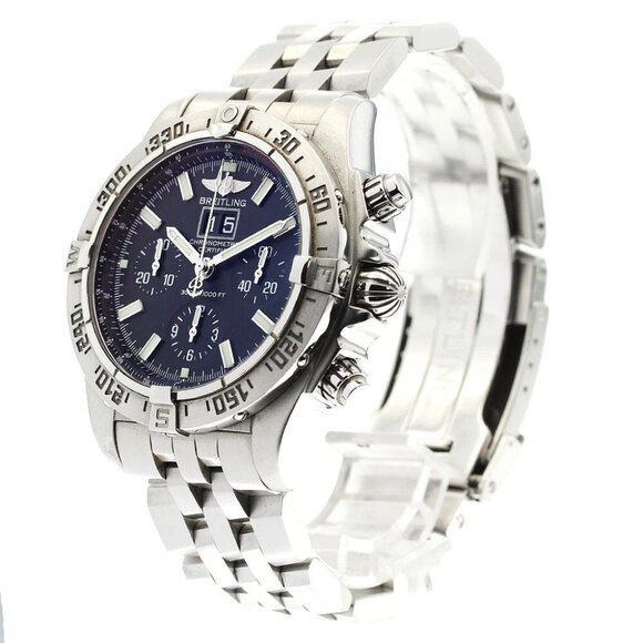 BREITLING Blackbird A44359 Chronograph black Dial Automatic Men's Watch - Picture 2 of 11